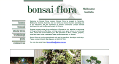 Desktop Screenshot of bonsaiflora.com.au